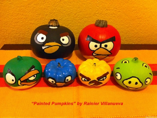 angry birds friends event pumpkins