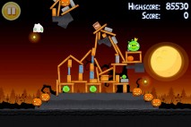 Angry Birds Seasons Trick or Treat Level 3-15 Walkthrough