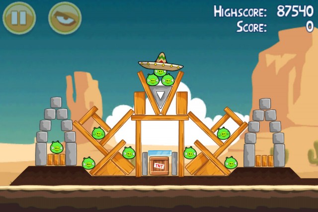 Angry Birds Ham Em High Level 12-4