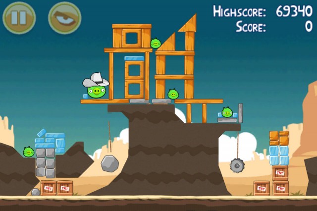 Angry Birds Ham Em High Level 12-7