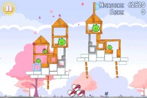 Angry Birds Seasons Hogs And Kisses 3 Star Walkthrough Level 13