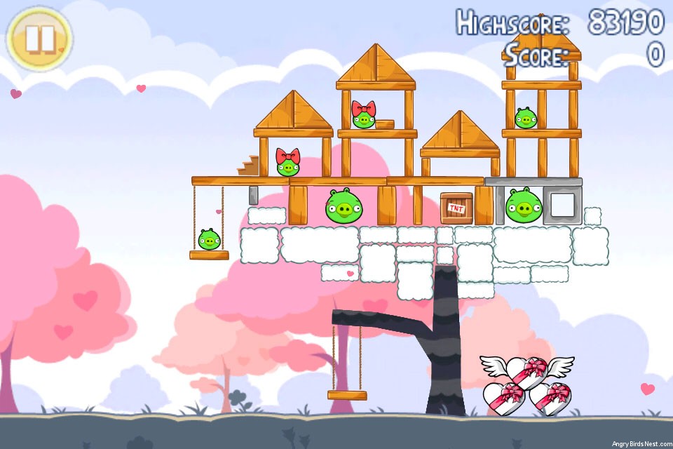 angry birds seasons hogs and kisses