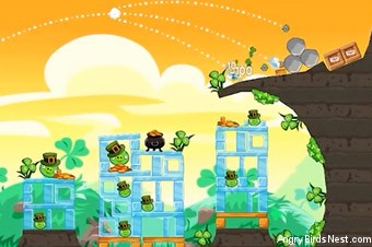 Angry Birds Seasons Go Green, Get Lucky Screen 2