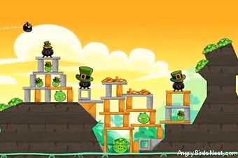 Angry Birds Seasons Go Green, Get Lucky Screen 4