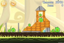 Angry Birds Danger Above 3 Star Walkthrough Level 6-1