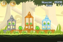 Angry Birds Danger Above 3 Star Walkthrough Level 6-12