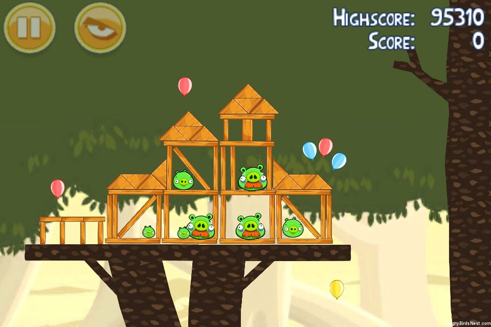 Прохождение angry birds danger above