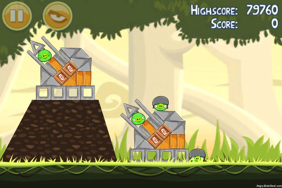 Прохождение angry birds danger above