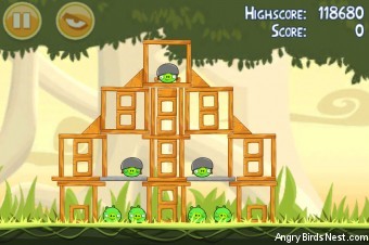 Angry Birds Danger Above 3 Star Walkthrough Level 6-7