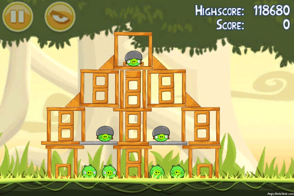 Прохождение angry birds danger above