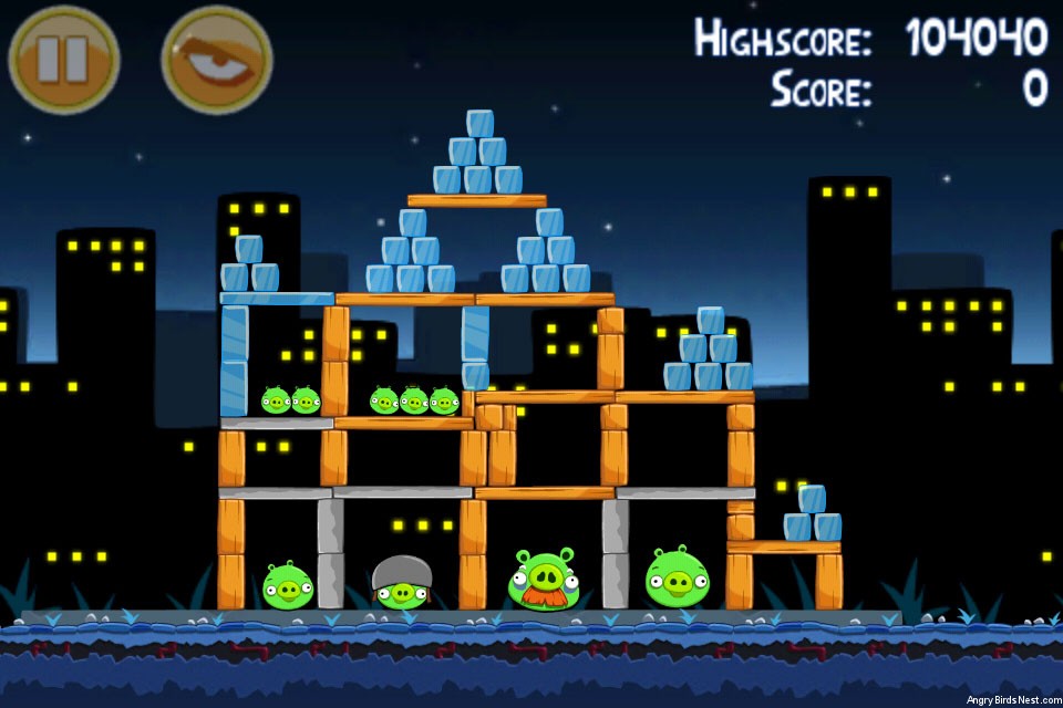 Прохождение angry birds danger above