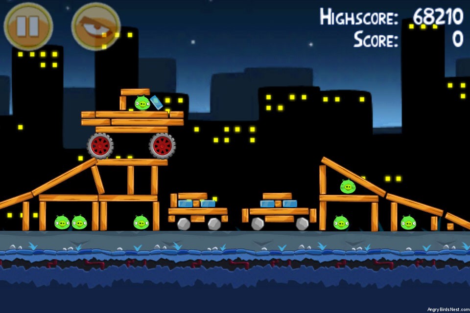 Прохождение angry birds danger above