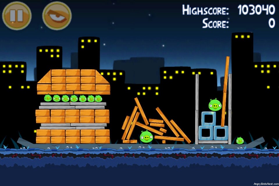 Прохождение angry birds danger above