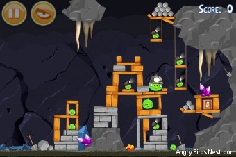 Angry Birds Free 3 Star Walkthrough Level 15-5