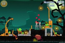 Angry Birds Seasons Ham’o’ween Golden Egg #25 Walkthrough