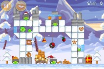 Angry Birds Seasons Wreck the Halls Level 1-3 Walkthrough