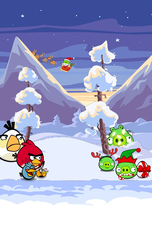 Angry Birds Seasons Custom iPhone Backgrounds  |  AngryBirdsNest