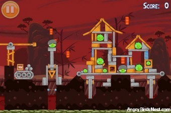 Angry Birds Seasons Year of the Dragon Golden Egg #31 Walkthrough