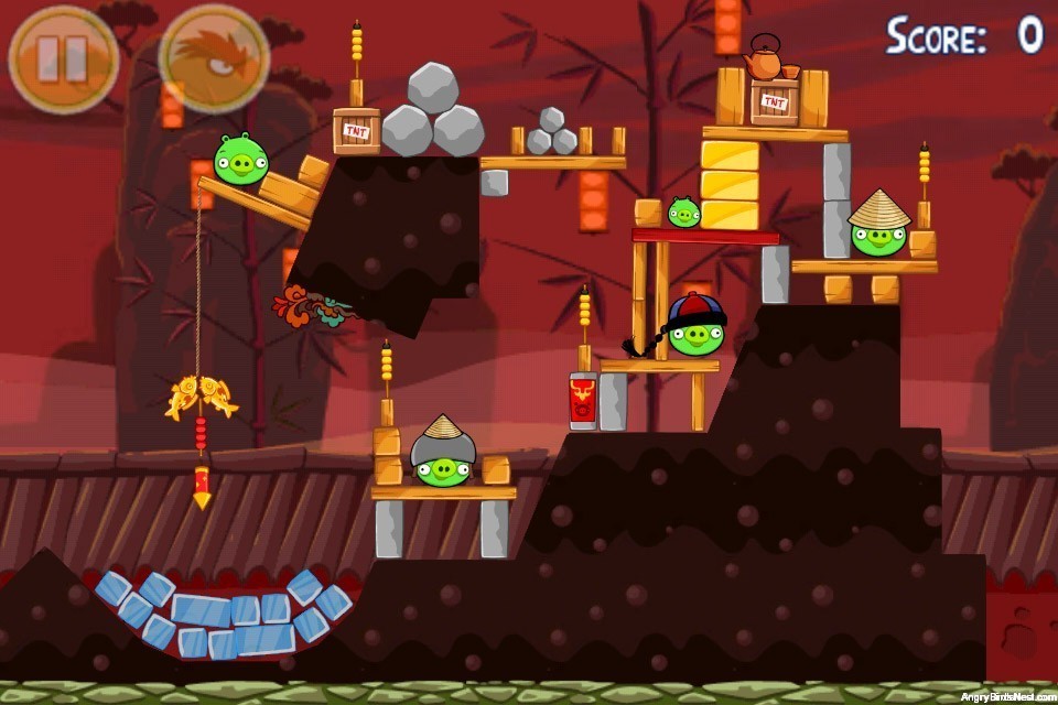 angry birds seasons year of the dragon game online