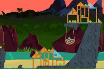 Angry Birds Facebook Surf and Turf Level 24 Walkthrough