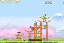 Angry Birds Fuji TV Sakura Ninja Level 3