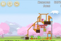 Angry Birds Fuji TV Sakura Ninja Level 8