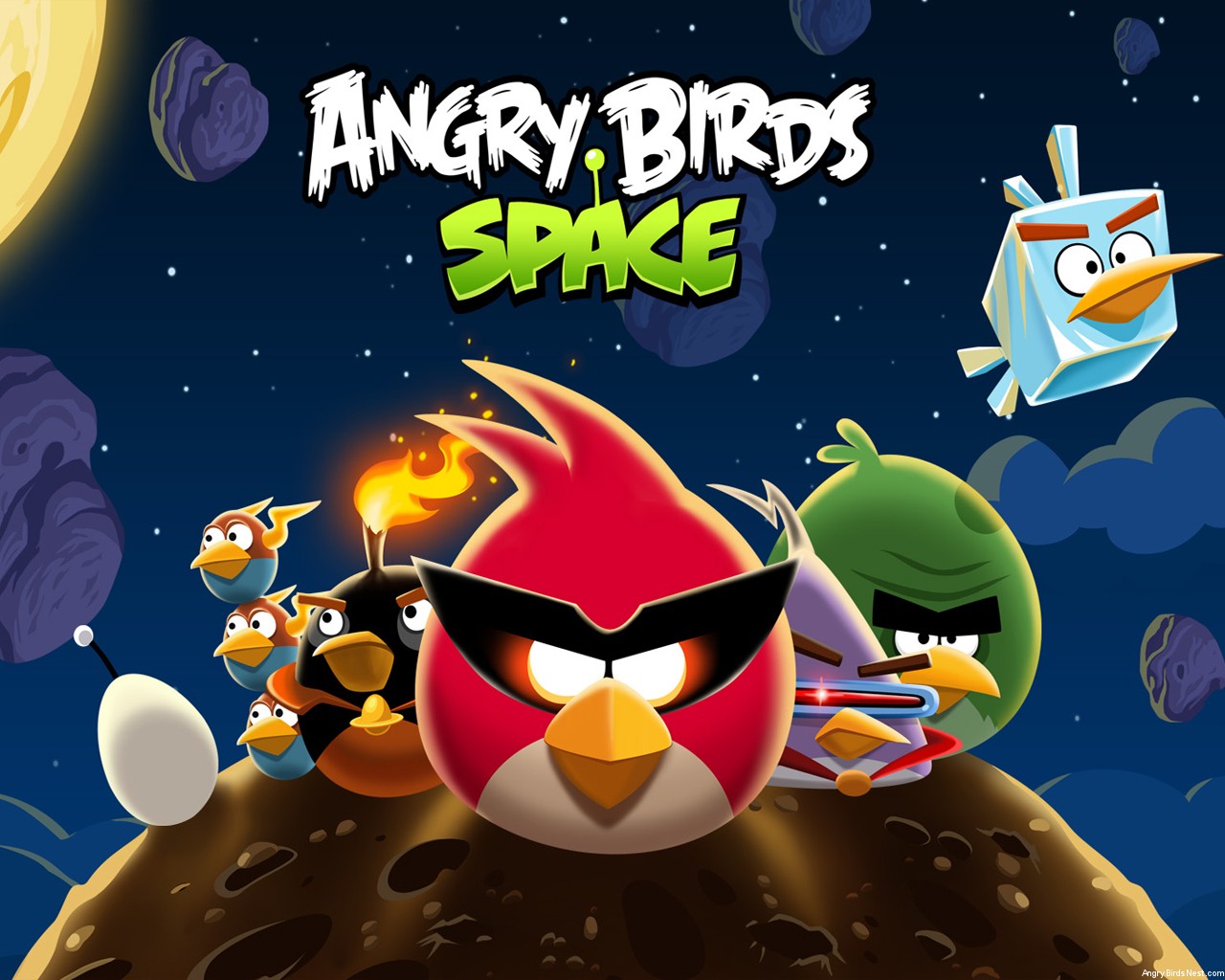 Angry Birds Space Bird Clan Laptop Wallpaper 1280 1024 Angrybirdsnest