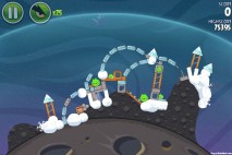 Angry Birds Space Cold Cuts Level 2-14 Walkthrough