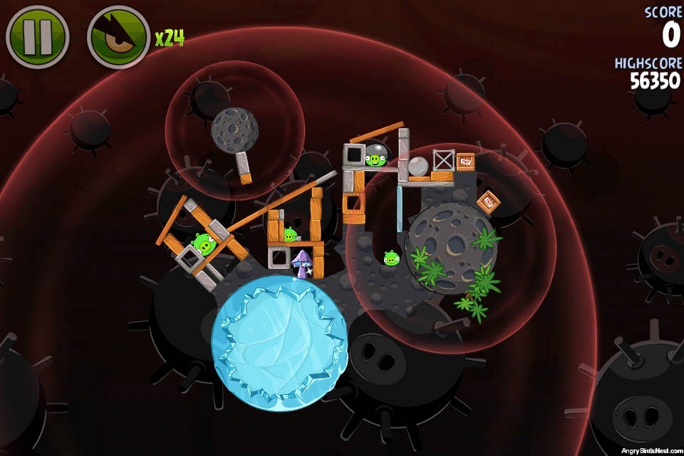 angry birds space walkthroughs