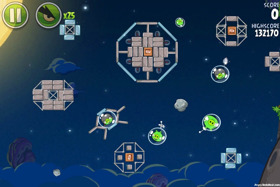 Angry Piggies Space instal