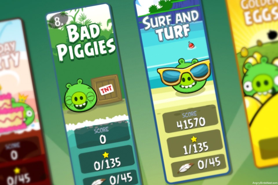 Surprise Angry Birds Update Adds New Bad Piggies Episode.