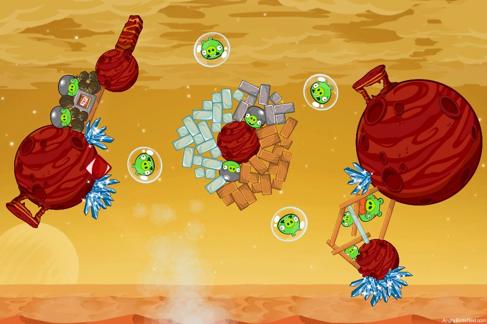 angry birds space red