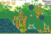 Angry Birds Free 3 Star Walkthrough Level 21-5