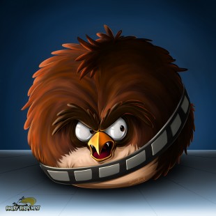 angry birds chewbacca
