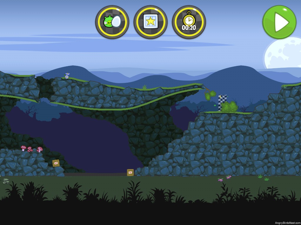 Flight in the night bad piggies прохождение