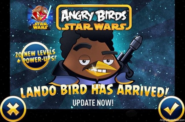 Angry Birds Star Wars Welcome Lando