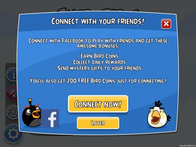 angry birds friends down facebook