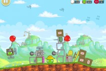 Angry Birds Red’s Mighty Feathers Level F-4 Walkthrough