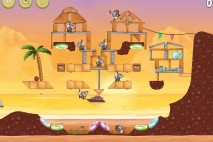 Angry Birds Rio Golden Beachball Star Bonus Walkthrough Level 23