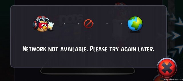 Angry Birds Star Wars 2 Telepods Network Not Available