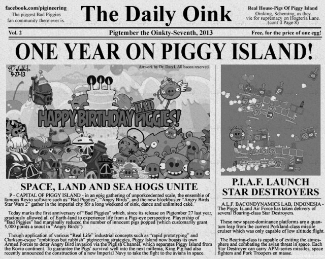 The Daily Oink Anniversary Edition