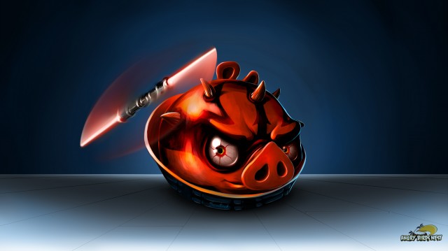 Angry Birds Star Wars Darth Maul Wallpaper Set For Mobile Tablet