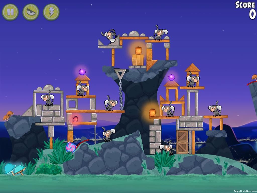  Angry Birds Rio Rocket Rumble Walkthrough Level 18 