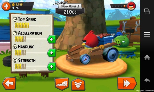 Angry Birds Go Kart Configuration