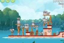 Angry Birds Rio Blossom River Walkthrough Level #2