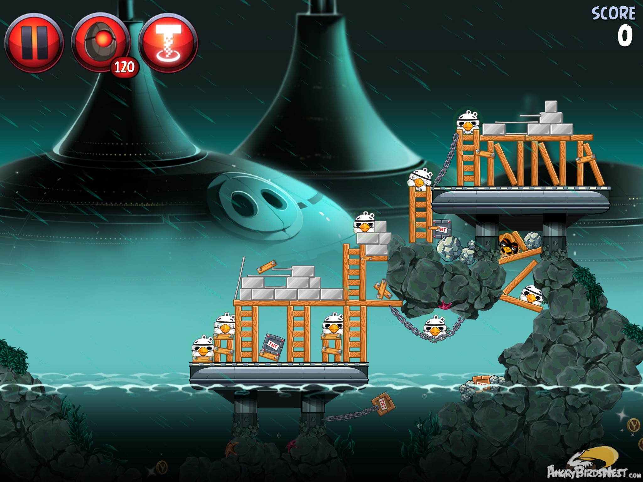  Angry  Birds  Star  Wars  2 Rise of the Clones Level P4 7  