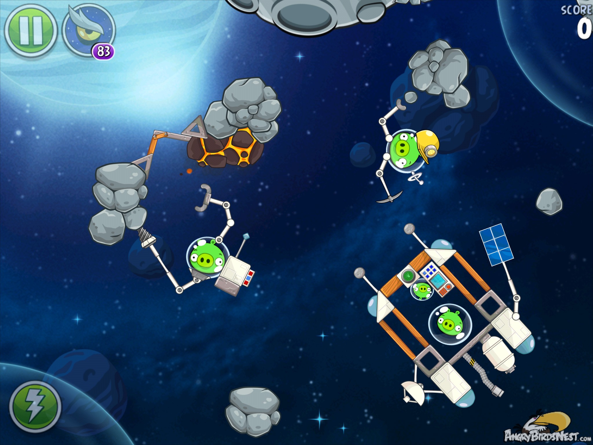 angry birds space walkthroughs