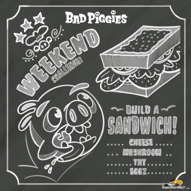 Bad Piggies Weekend Challenge: Build a Sandwich