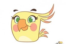 Angry Birds Stella Character Poppy