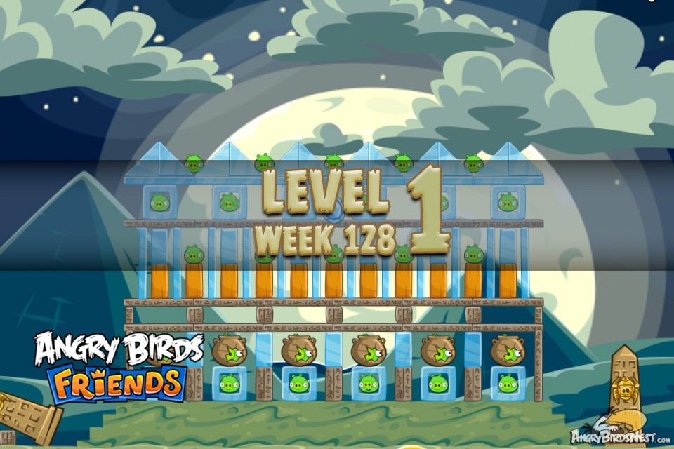how to beat level 4 on angry birds friends holloween mania 2017